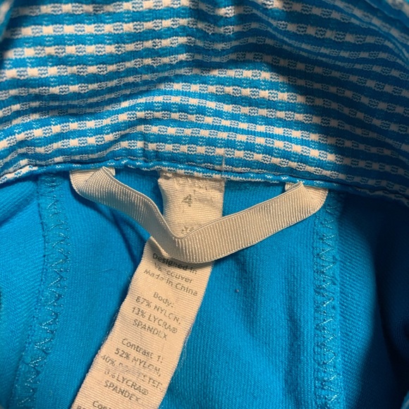 Blue gingham Lululemon define jacket size 4 - Picture 7 of 8